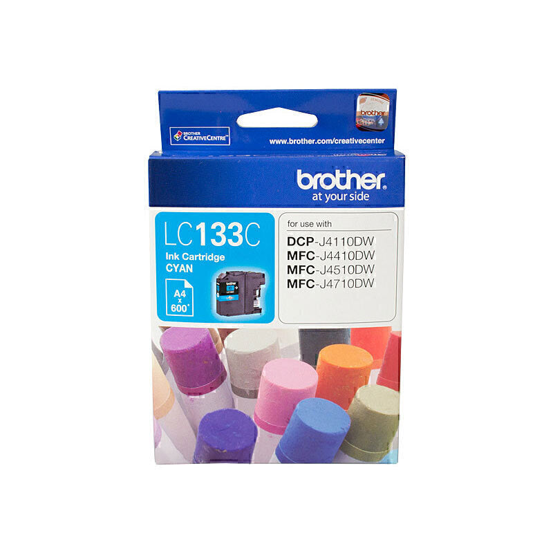 Brother LC133 Cyan Ink Cart LC-133C