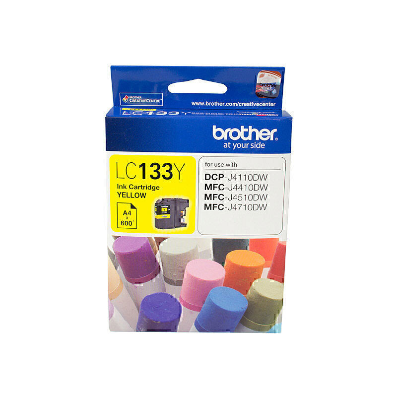 Brother LC133 Yellow Ink Cart LC-133Y