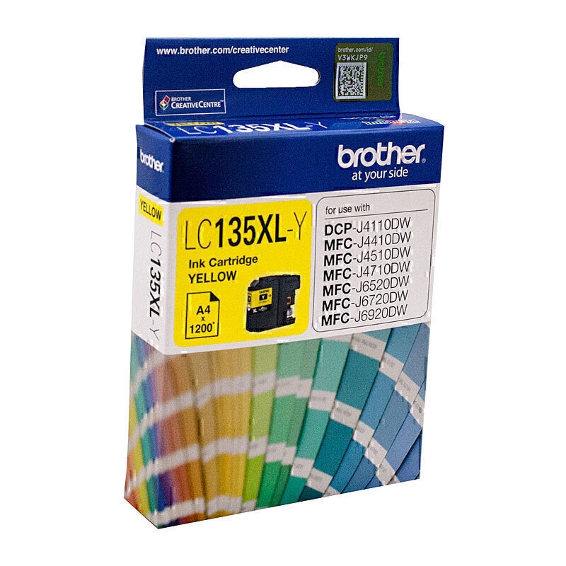 Brother LC135XL Yell Ink Cart LC-135XLY