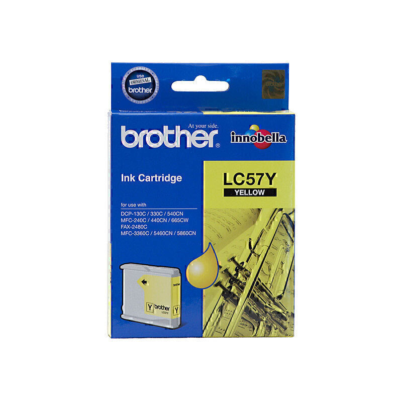 Brother LC57 Yellow Ink Cart LC-57Y