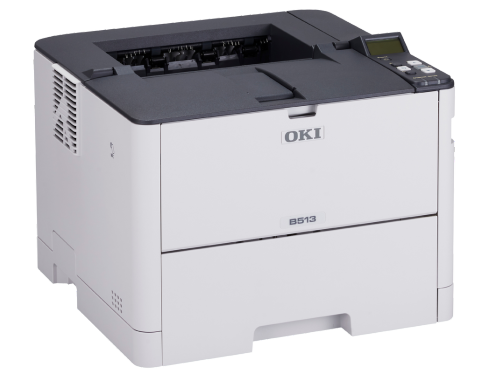 Bundle:OKI B513DN A4 Mono Laser Duplex Printer 45PPM+3-Year Wty+530 Sheet Paper Tray [YA8001-6500G056]