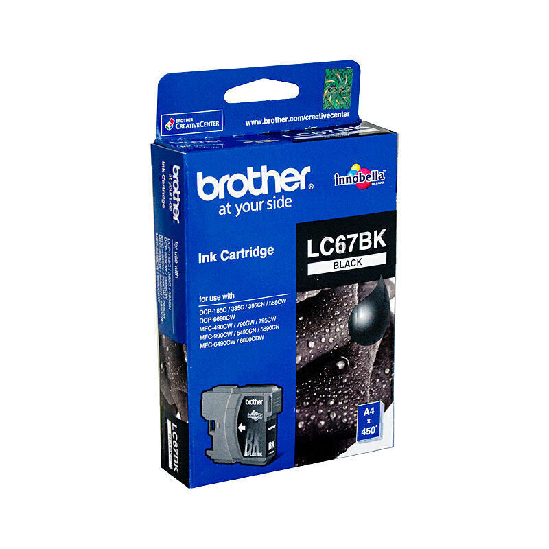 Brother LC67 Black Ink Cart LC-67BK