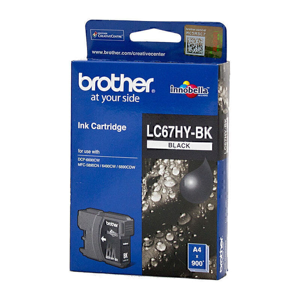 Brother LC67 Black HY Ink Cart LC-67HYBK