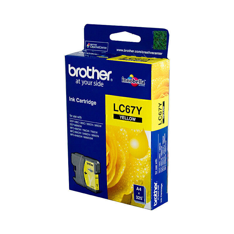 Brother LC67 Yellow Ink Cart LC-67Y