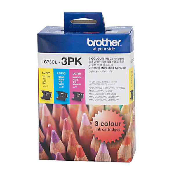 Brother LC73 CMY Colour Pack LC-73CL3PK