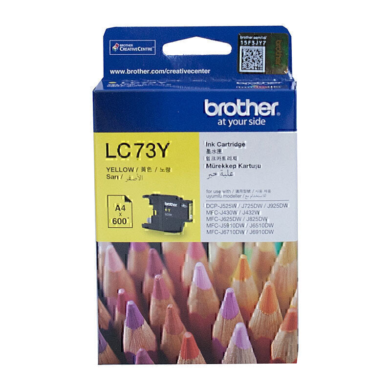Brother LC73 Yellow Ink Cart LC-73Y