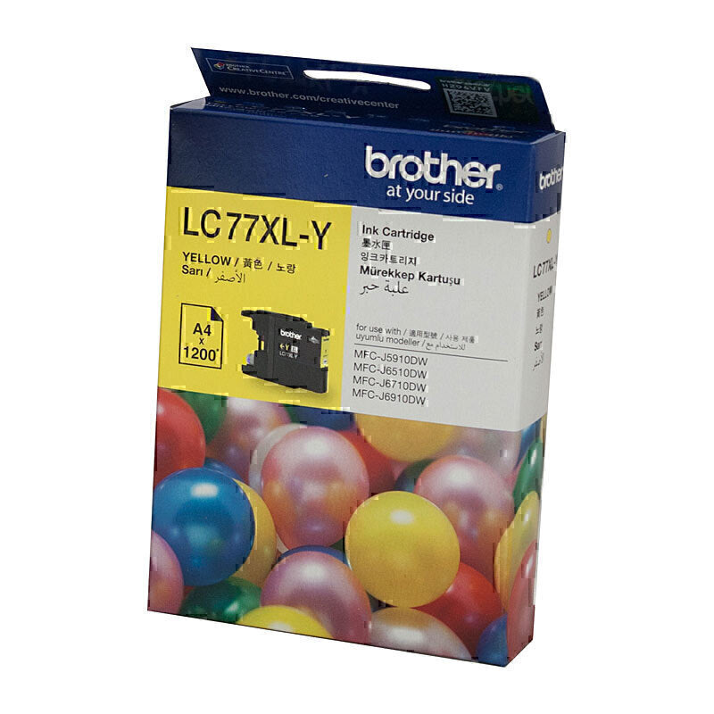 Brother LC77XL Yellow Ink Cart LC-77XLY