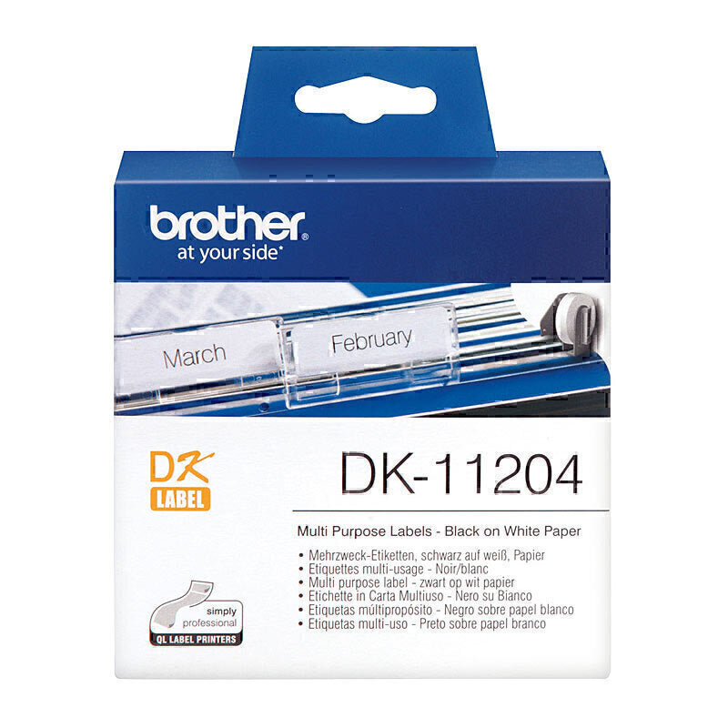 Brother DK11204 White Label DK-11204
