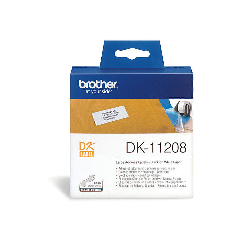 Brother DK11208 White Label DK-11208