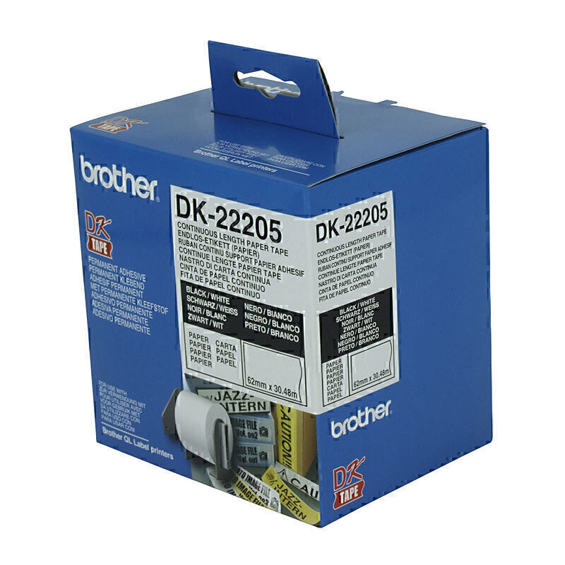 Brother DK22205 White Roll DK-22205