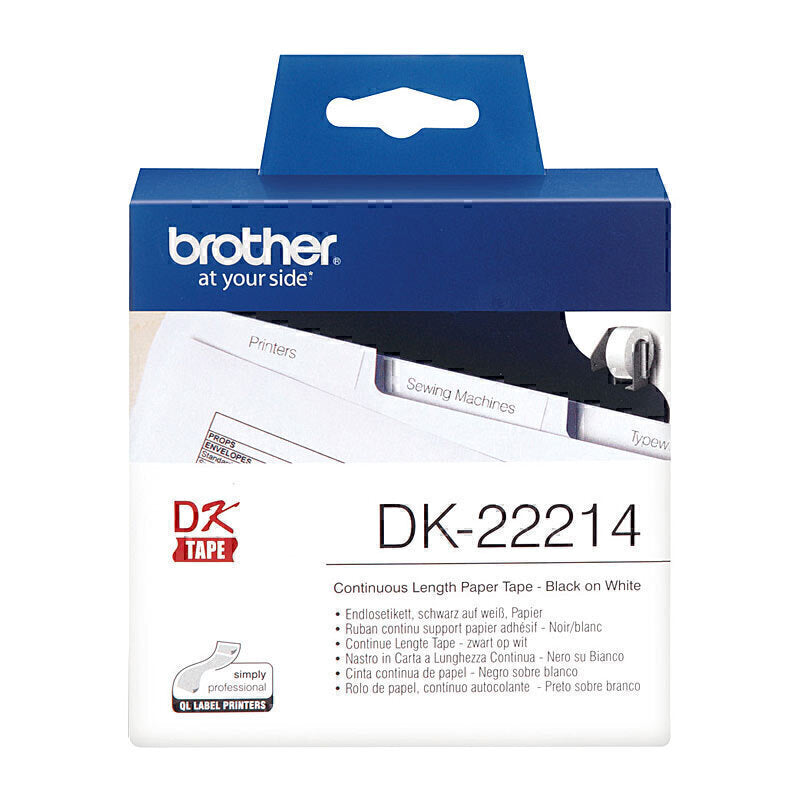 Brother DK22214 White Roll DK-22214