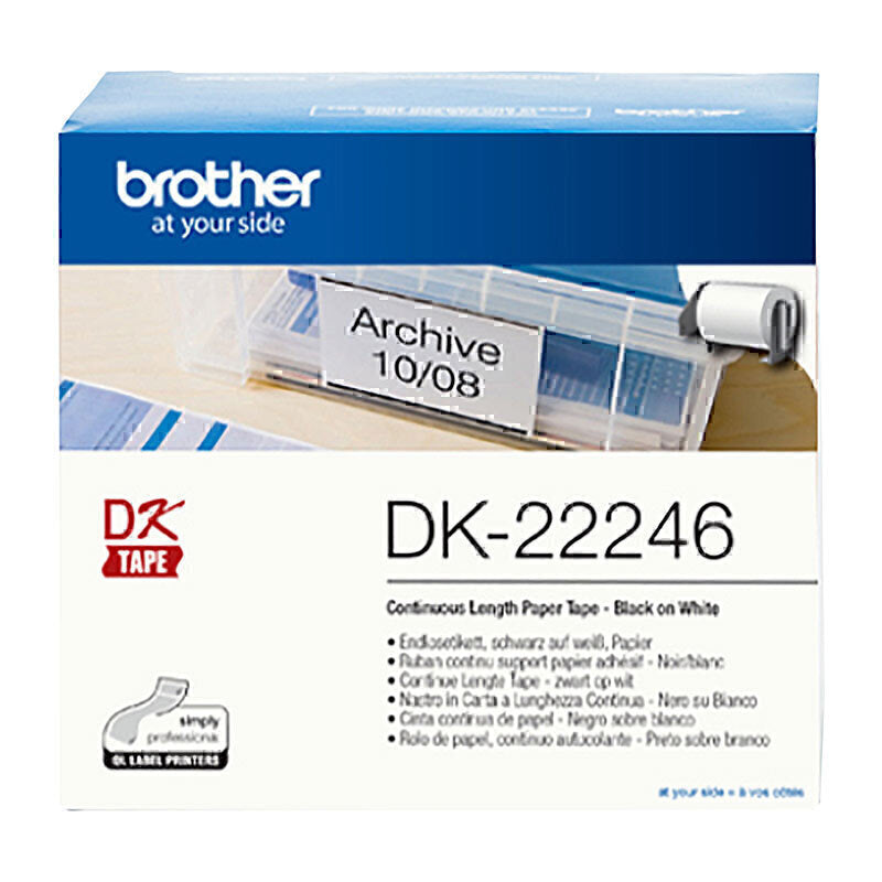 Brother DK22246 White Roll DK-22246