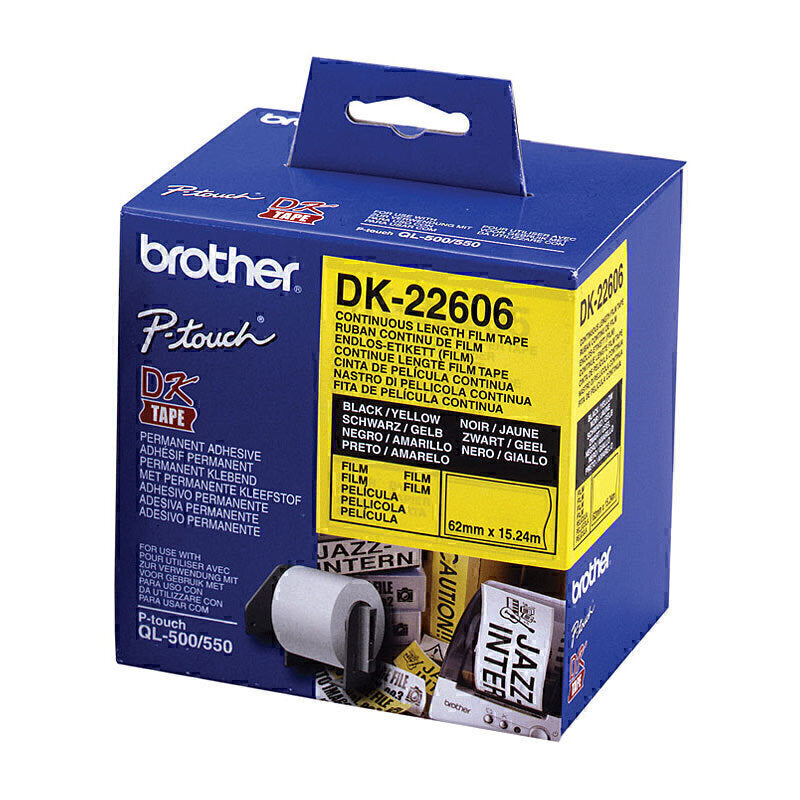 Brother DK22606 Yellow Roll DK-22606