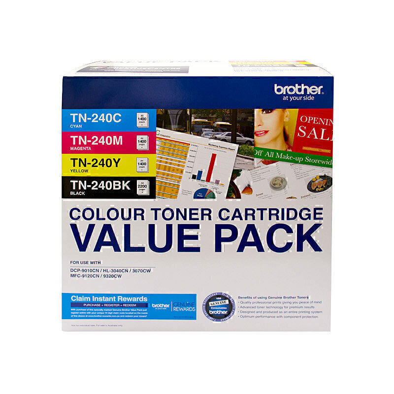 Brother TN240 Colour 4 Pack TN-240CL4PK