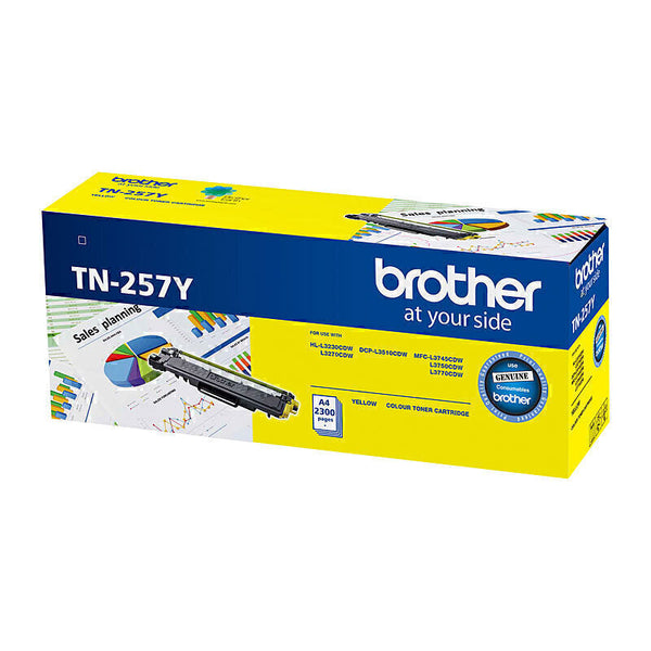 Brother TN257 Yell Toner Cart TN-257Y