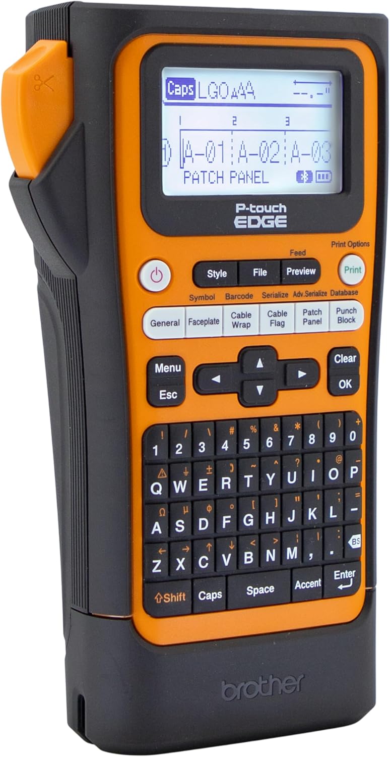 Brother PT-E310BT P-Touch Portable Industrial Thermal Bluetooth Label Printer [PT-E310BTVP]