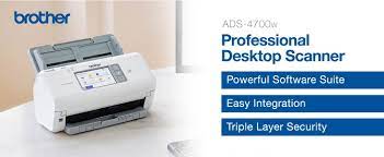*SALE!* Brother ADS-4700W High Speed Professional Desktop A4 Document Scanner+ADF+Wi-Fi [ADS4700W]
