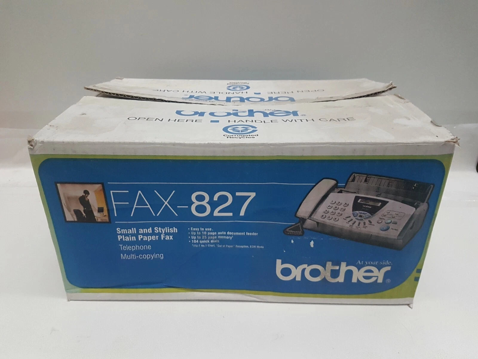 *Ex-Demo* Brother FAX-827S Plain Paper Fax Machine Printer+Telephone Handset [FAX827S]
