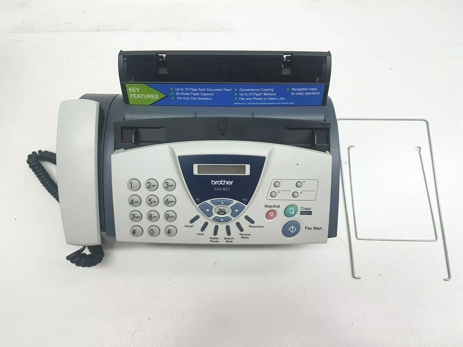 *Ex-Demo* Brother FAX-827S Plain Paper Fax Machine Printer+Telephone Handset [FAX827S]