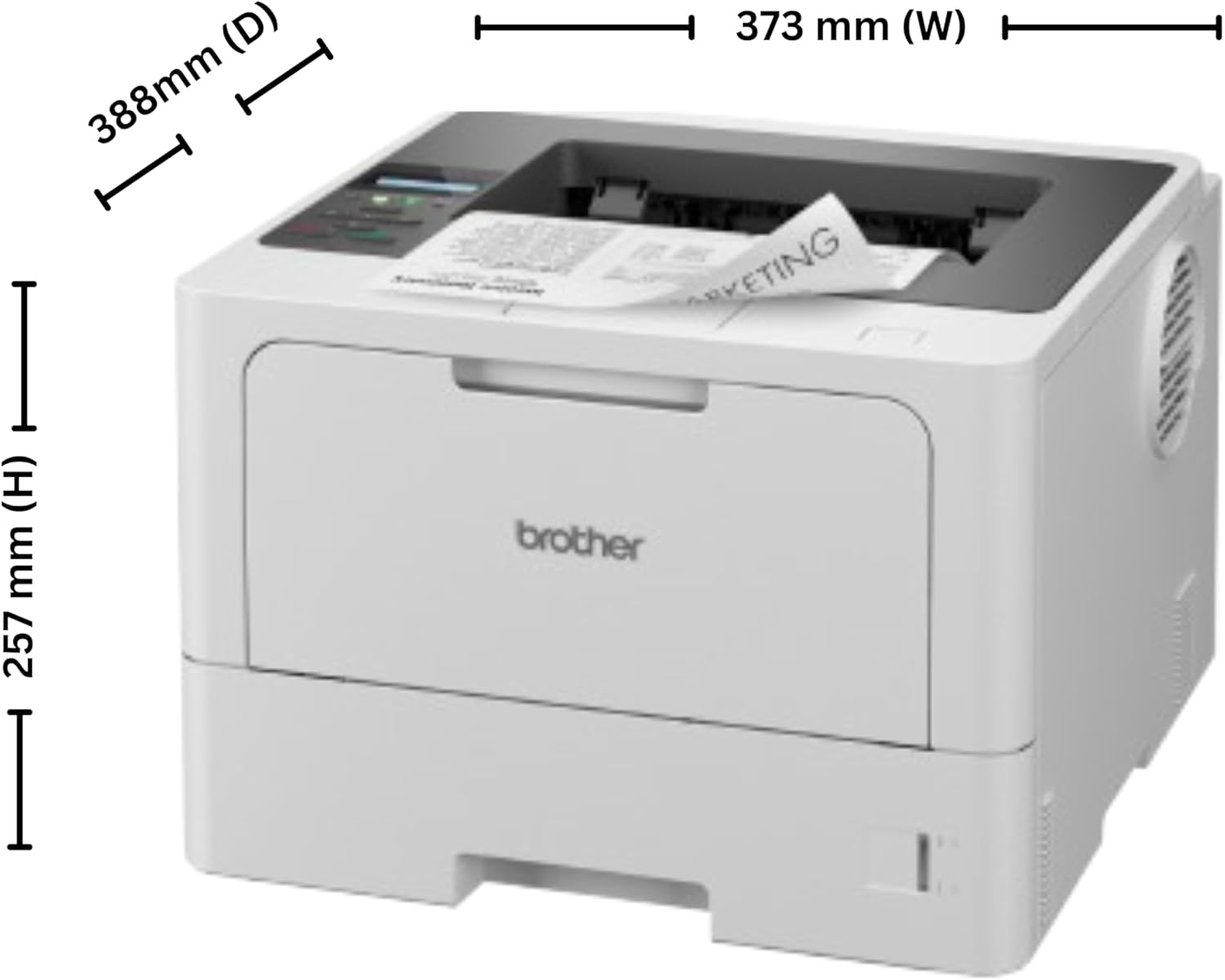 Brother HL-L5210DW High Speed Mono Laser Wireless Printer+Duplexer 48PPM TN3605