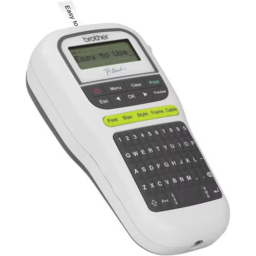 Brother P-touch Label Maker White PT-H110 Portable Labeller [PTH110W]