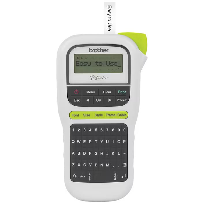 Brother P-touch Label Maker White PT-H110 Portable Labeller [PTH110W]