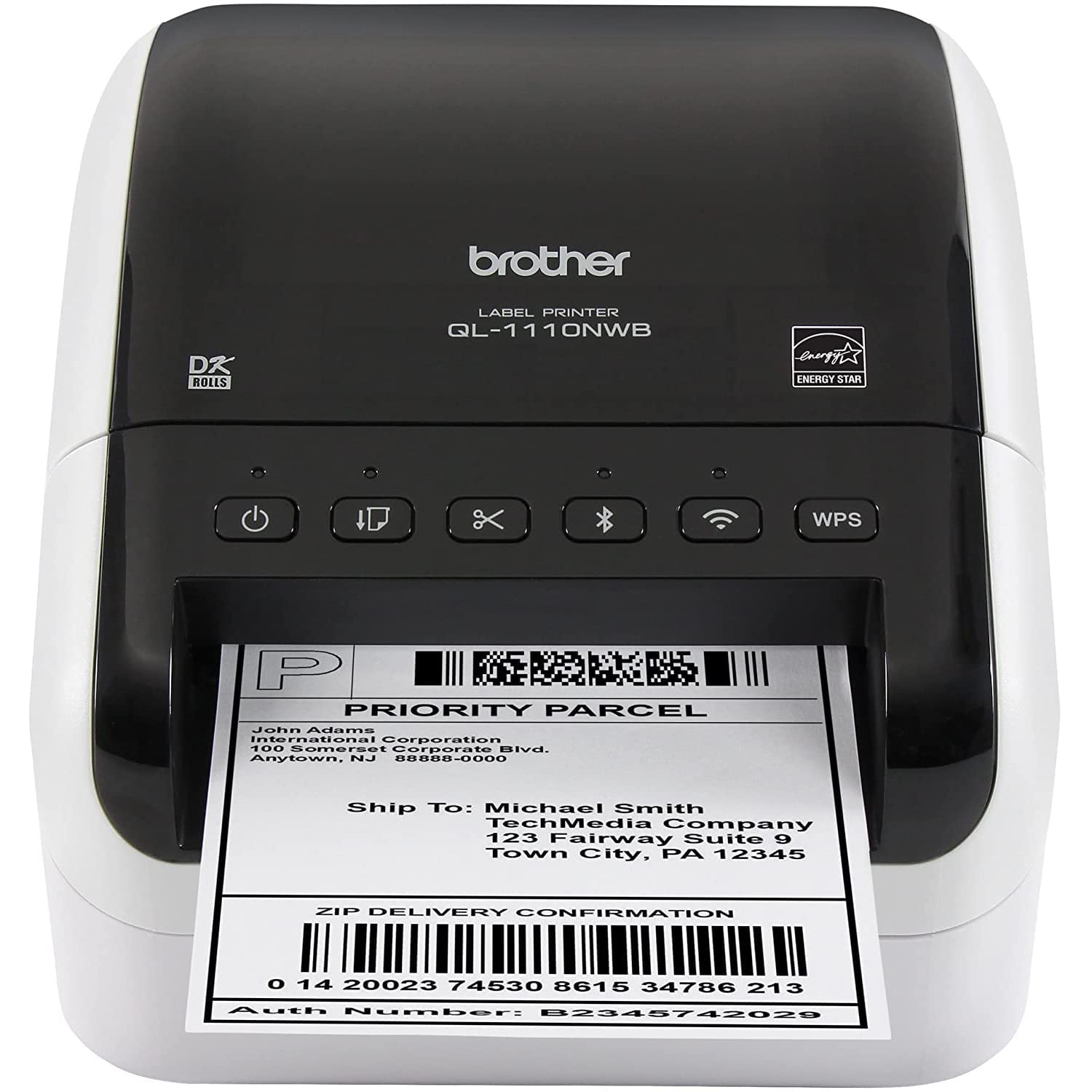 *Ex-Demo* Brother QL-1110 Label Printer DT 300DPI 102mm Ethernet/WIFI [QL-1110NWB]