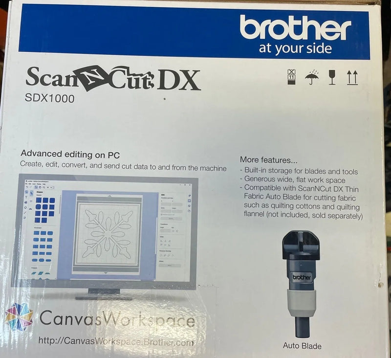 Brother Scan-N-Cut SDX1000 Electronic Cutting System with built-in Scanner - Blue/White