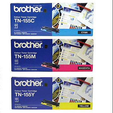 Bundle: Brother TN155 C/M/Y Color Toner Set HL4050CDN,DCP-9040CN,MFC-9450CDN,MFC-9840CDW