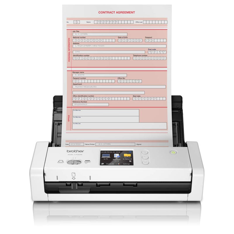*SALE!* Brother ADS-1700W Wireless 25PPM Document Scanner /w Touchscreen+ADF (RRP$499) ADS1700W