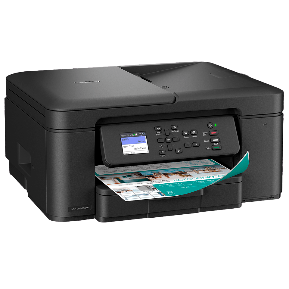 *NEW!* Brother DCP-J1360DW Colour Inkjet A4 Multi-Function Printer+ADF /w LC531 Ink Set