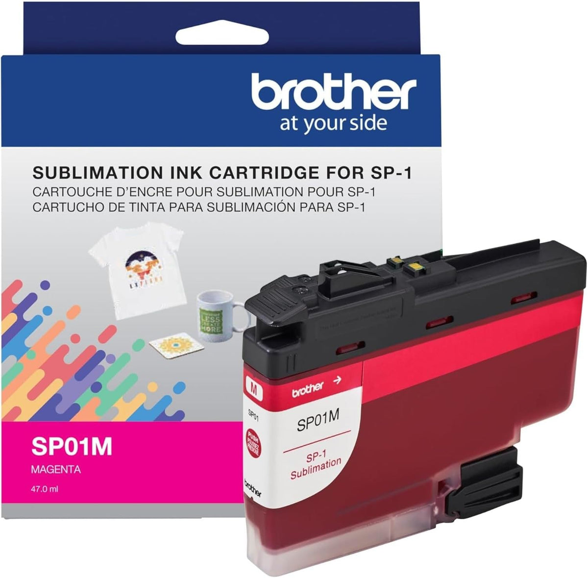 Genuine Brother SP01M Magenta Sublimation Ink Cartridge for SP-1 Sublimation Printer 47ml
