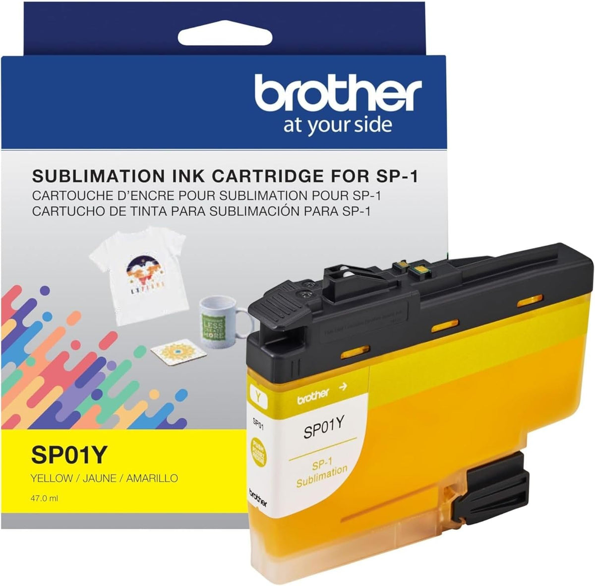 Genuine Brother SP01Y Yellow Sublimation Ink Cartridge for SP-1 Sublimation Printer 47ml