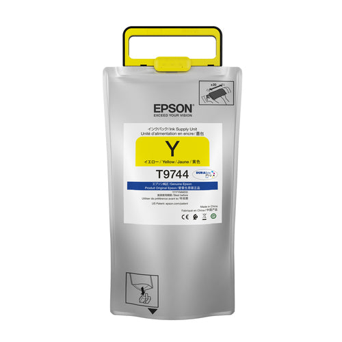 1 X Genuine Epson T974 Yellow Ink Pack High Yield Cartridge -
