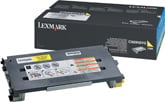 1 X Genuine Lexmark C500 X500 X502 Yellow Toner Cartridge High Yield -