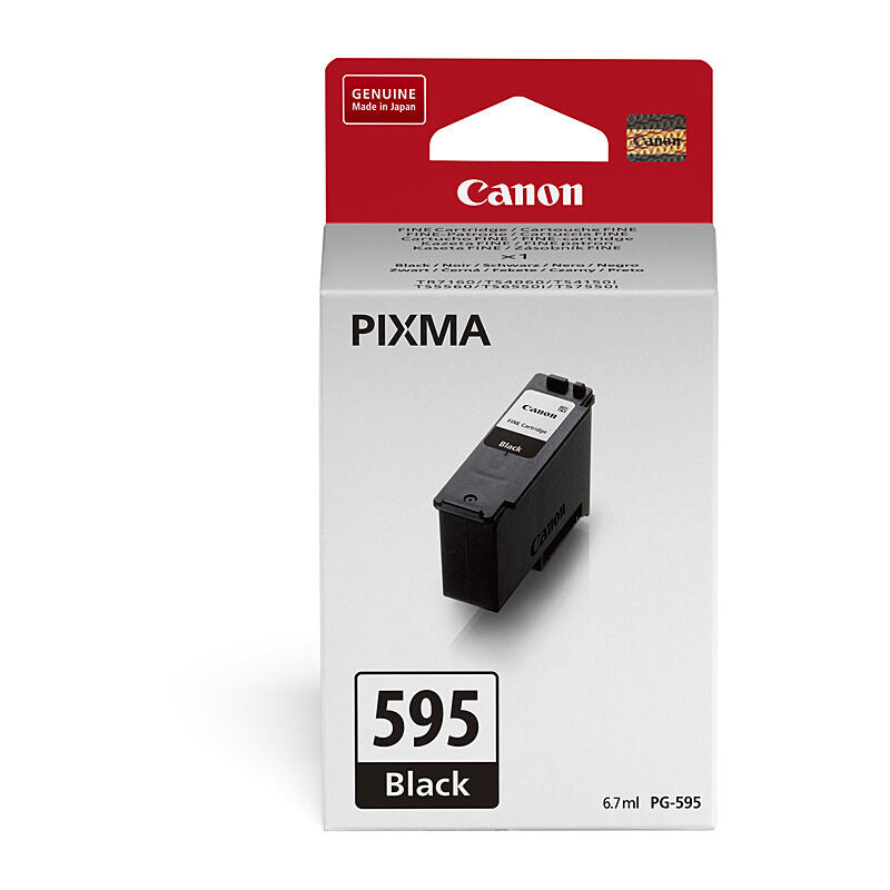 Genuine Canon PG-595 BLACK Ink Cartridge [PG595] (180 Pages)