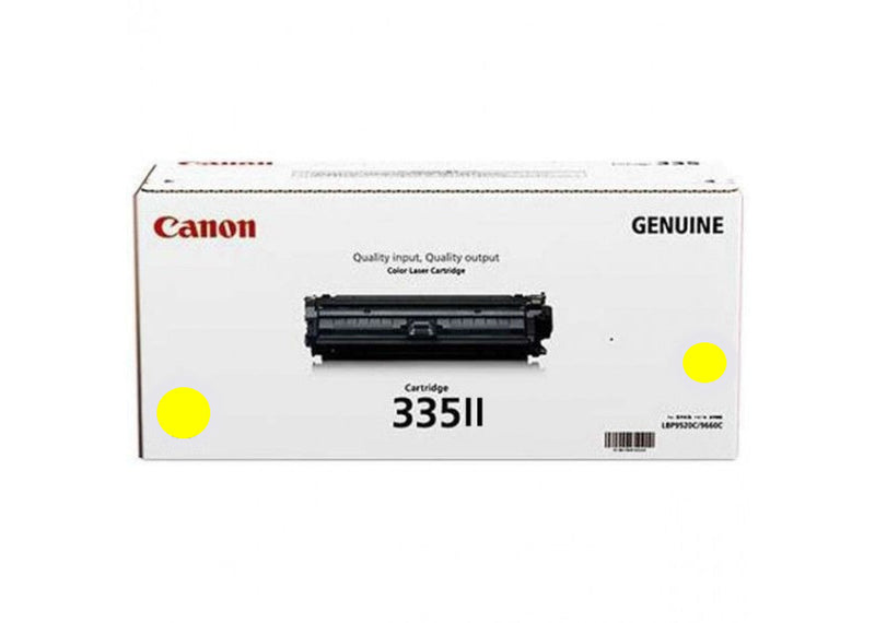 Genuine Canon Cart335Ii Yellow High Yield Toner Cartridge For Lbp841Cdn/Lbp843Cx (16.5K) [Cart335Yh]