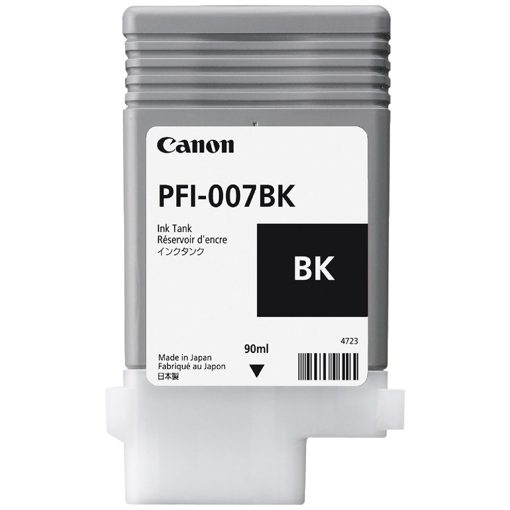 Genuine Canon PFI-007BK Black Ink Cartridge iPF670E iPF670 [PFI007BK]