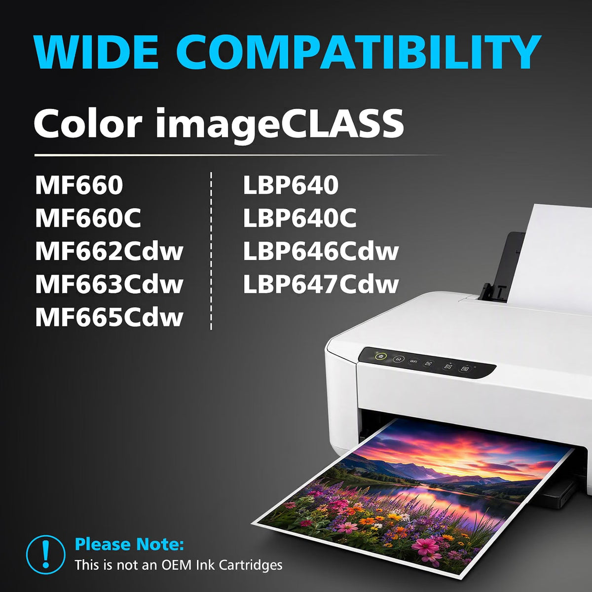 OZ Premium Compatible 4x Pack Canon 075H High Yield CMYK Toner Cartridge Set [CART075H]