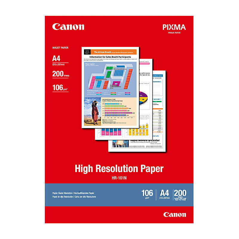 Canon A4 Paper HR-101 200 Pkt HR-101N