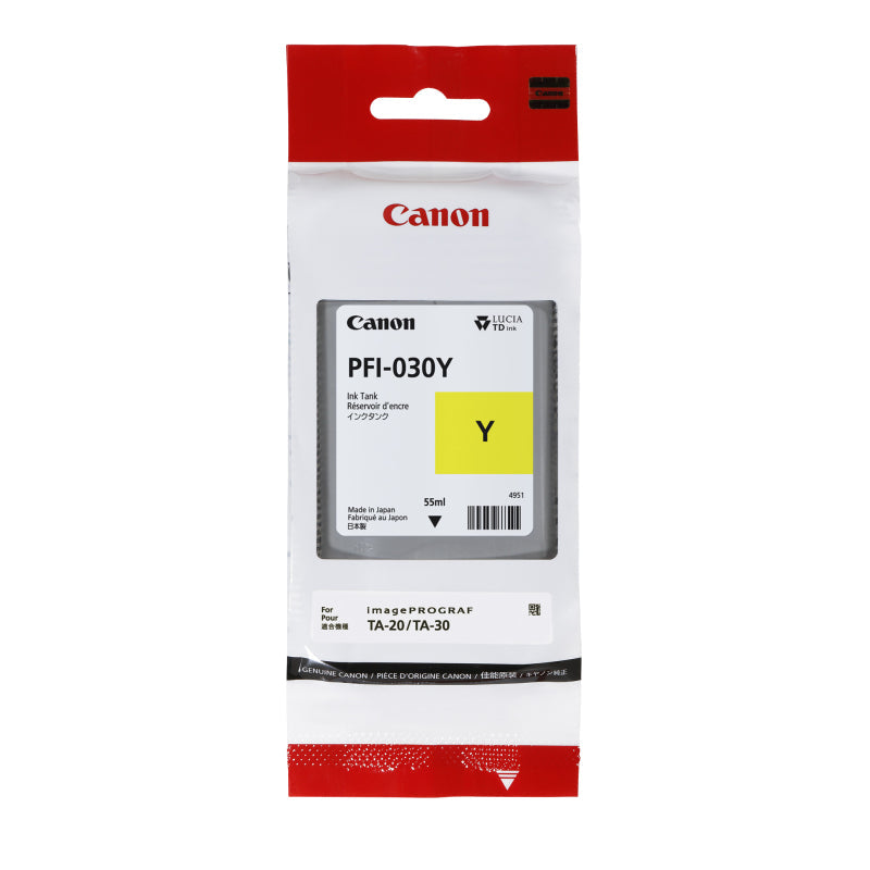 Canon PFI030 Yellow Ink PFI-030Y