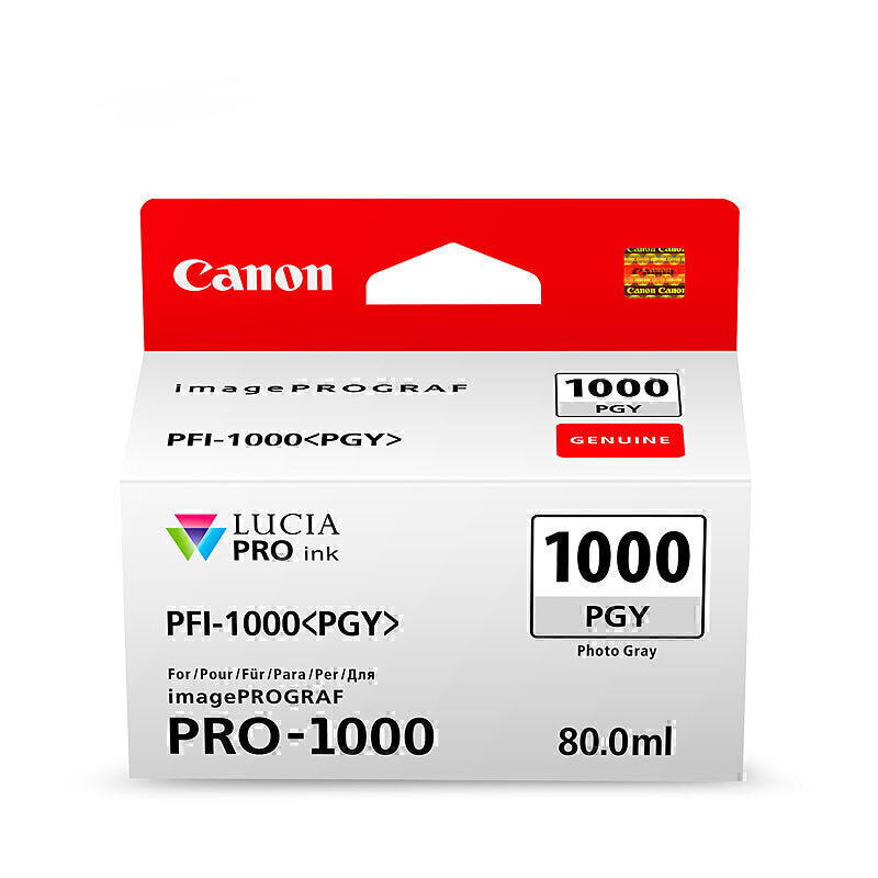 Canon PFI1000 Ph Grey Ink Cart PFI1000PGY