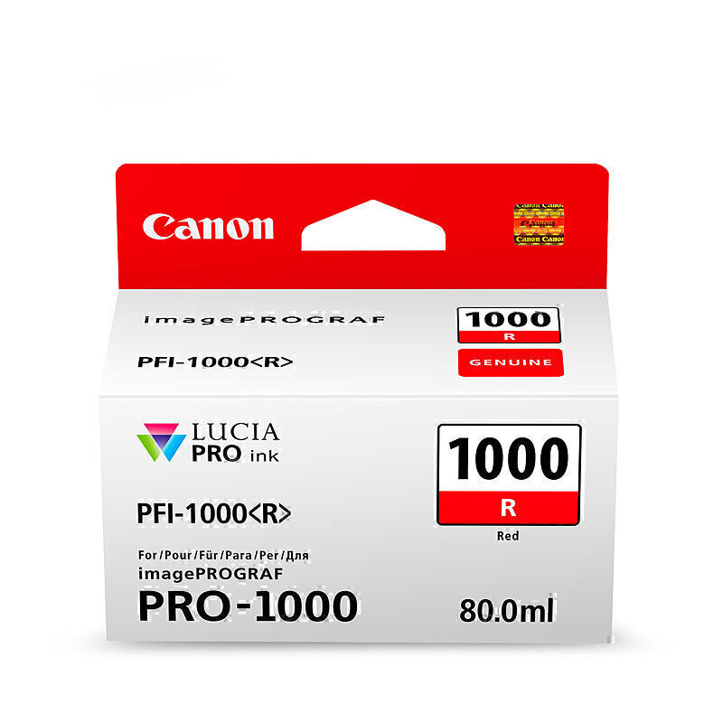 Canon PFI1000 Red Ink Cart PFI1000R