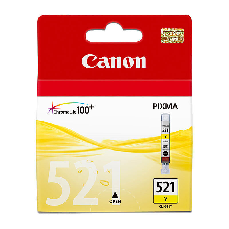 Canon CLI521 Yellow Ink Cart CLI521Y