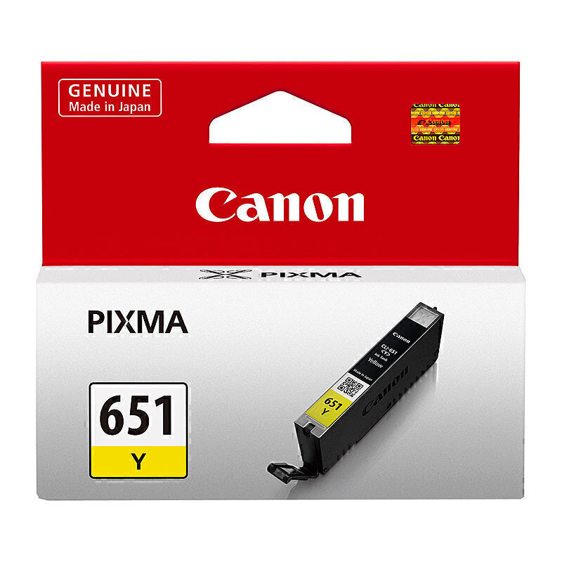 Canon CLI651 Yellow Ink Cart CLI651Y