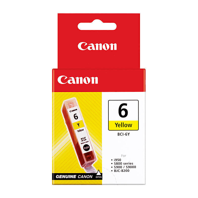 Canon BCI6Y Yellow Ink Tank BCI6Y