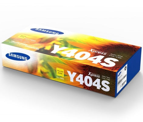 1 X Genuine Samsung Sl-C430 Sl-C480 Yellow Toner Cartridge Clt-Y404S Su457A -