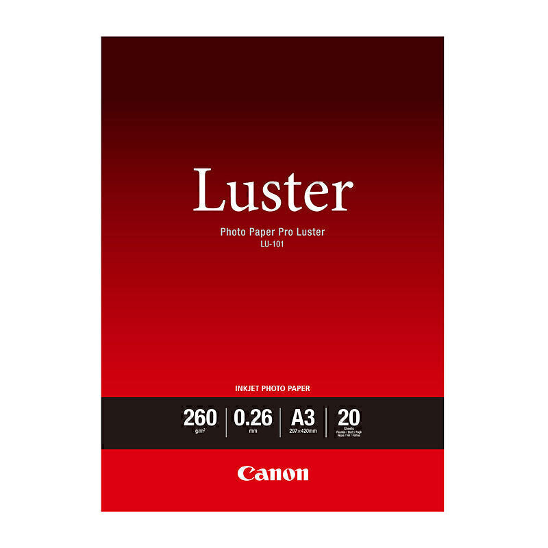Canon Luster Photo Paper A3 LU101A3