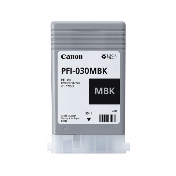 Genuine Canon PFI030 Matte Black Ink Cartridge for TA20 TA30 TM240 TM340[PFI-030MBK]