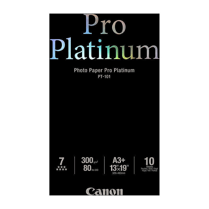 Canon A3+ Pro Platinum 10sh PT101A3+